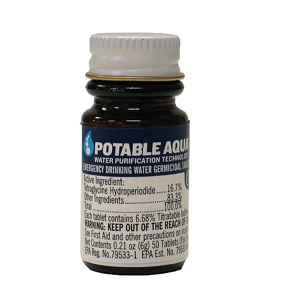 Potable Aqua Water Purification Tablets