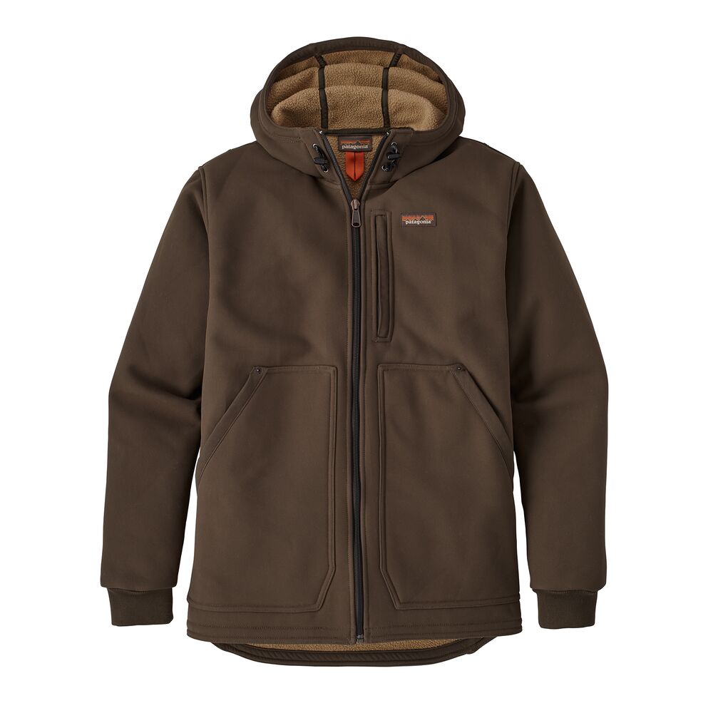 photo: Patagonia Burly Man Hooded Jacket soft shell jacket