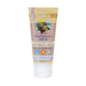 photo: Badger Tinted Broad Spectrum SPF 30 Sunscreen sunscreen