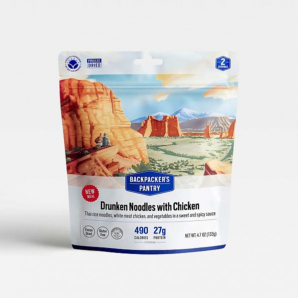 Backpacker's Pantry Drunken Noodles with Chicken
