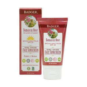 photo: Badger SPF 25 Rose Face Sunscreen sunscreen
