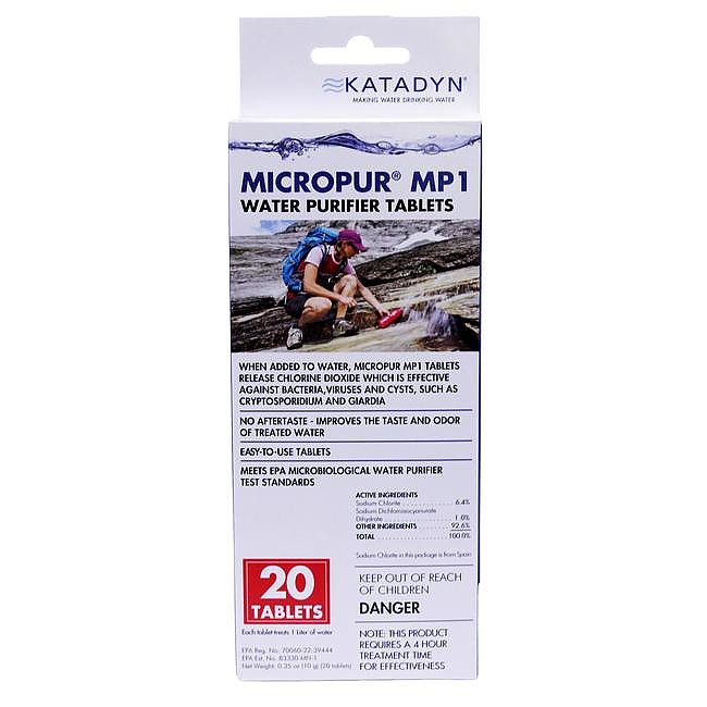 photo: Katadyn Micropur MP1 Purification Tablets chemical water treatment