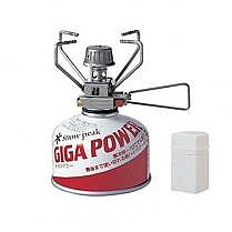 photo: Snow Peak GigaPower Stove, Titanium, Auto compressed fuel canister stove