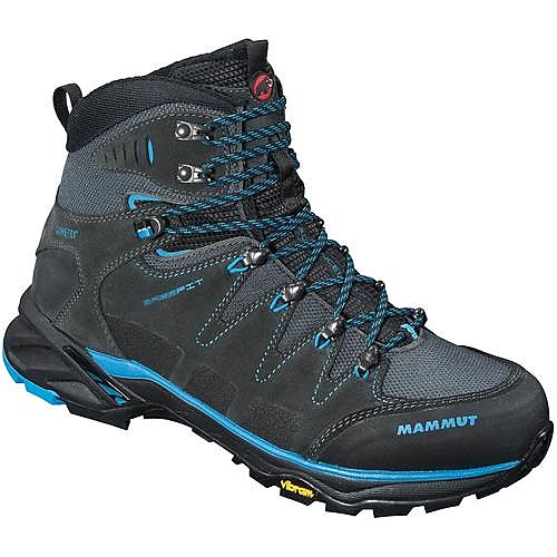 Women’s Mammut Size 8 Crea Mid GTX Gray Teal Hiking Trail Boots Running