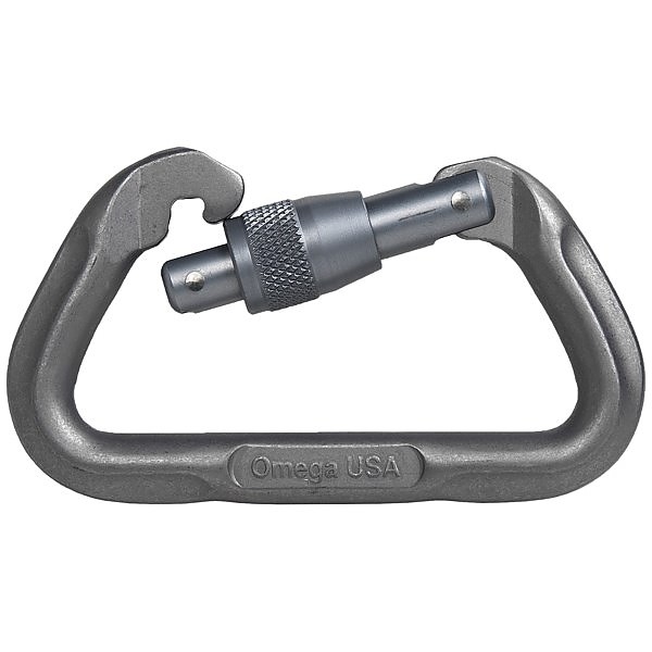 photo: Omega Pacific Standard Locking D locking carabiner