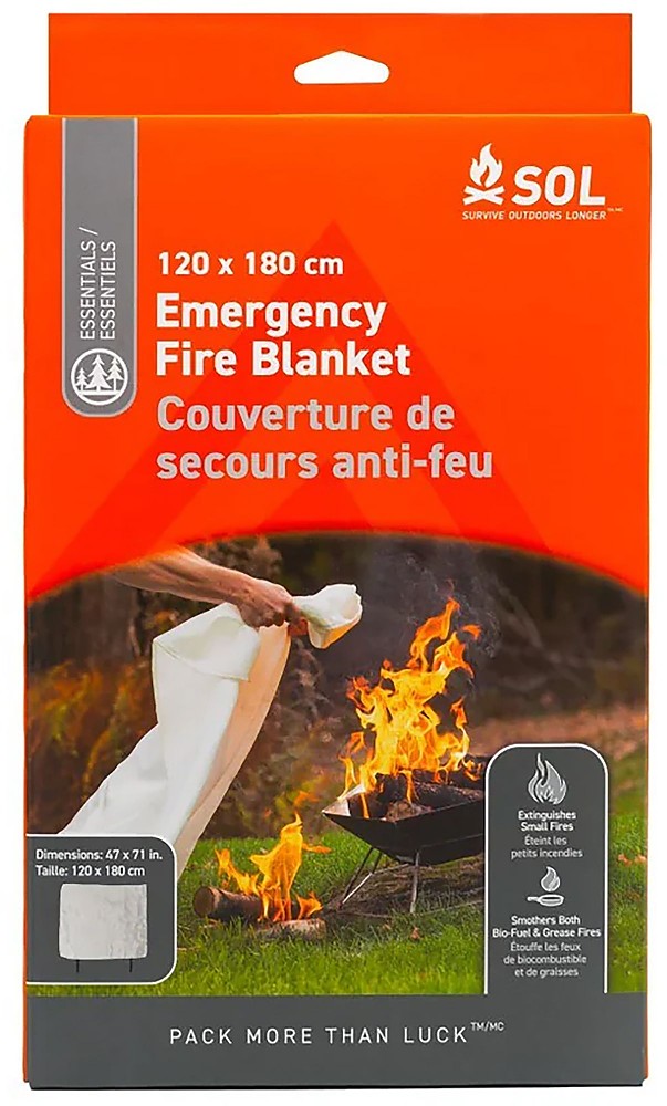 photo: SOL Heatsheets Emergency Blanket emergency shelter