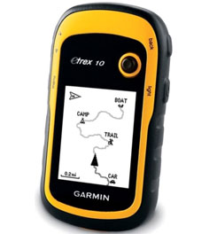 using garmin etrex 10