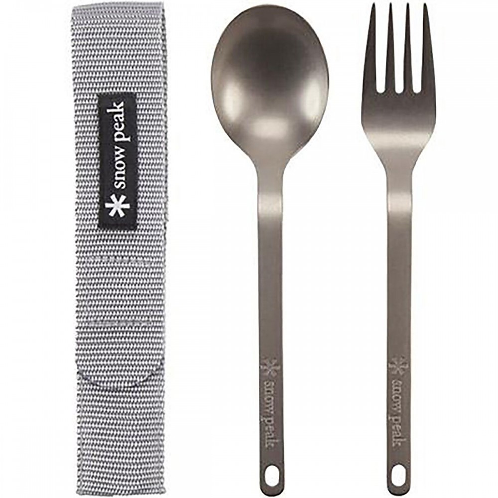photo: Snow Peak Titanium Fork & Spoon Set utensil