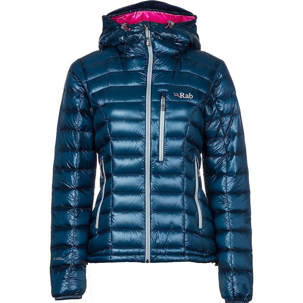 photo: Rab Women's Continuum Hoodie down insulated jacket
