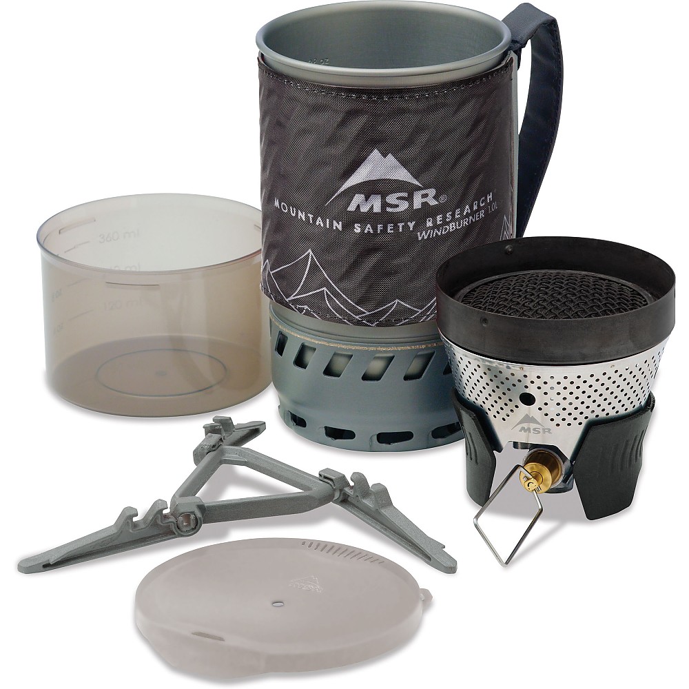 photo: MSR WindBurner Personal Stove System compressed fuel canister stove