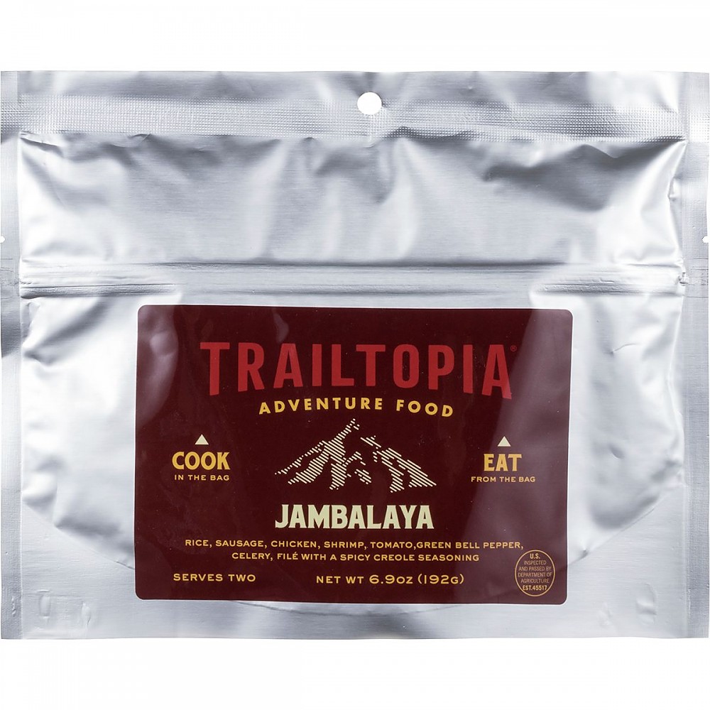 photo: Trailtopia Jambalaya meat entrée