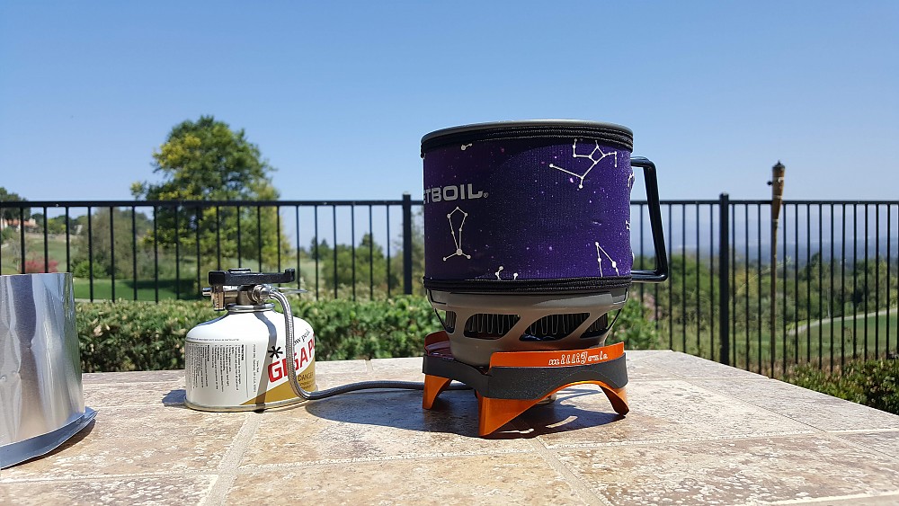 photo: Jetboil milliJoule Cooking System compressed fuel canister stove