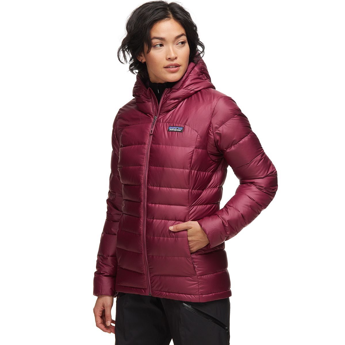 photo: Patagonia Women's Hi-Loft Down Sweater Hoody down insulated jacket