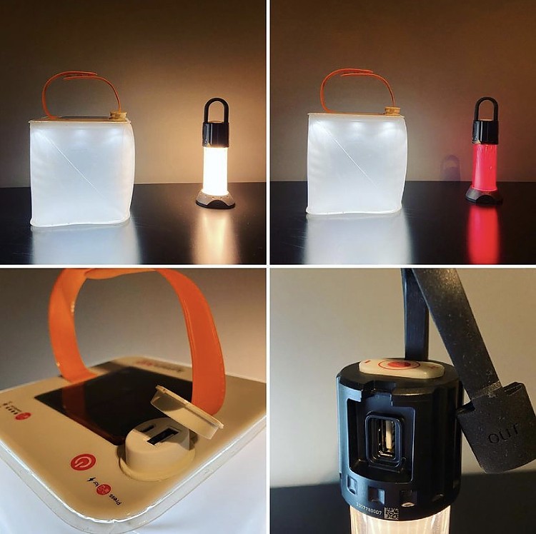 photo: LuminAID Packlite 12 battery-powered lantern