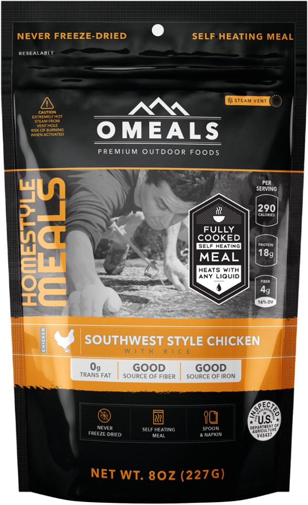 photo: OMeals Southwest Style Chicken with Rice meat entrée