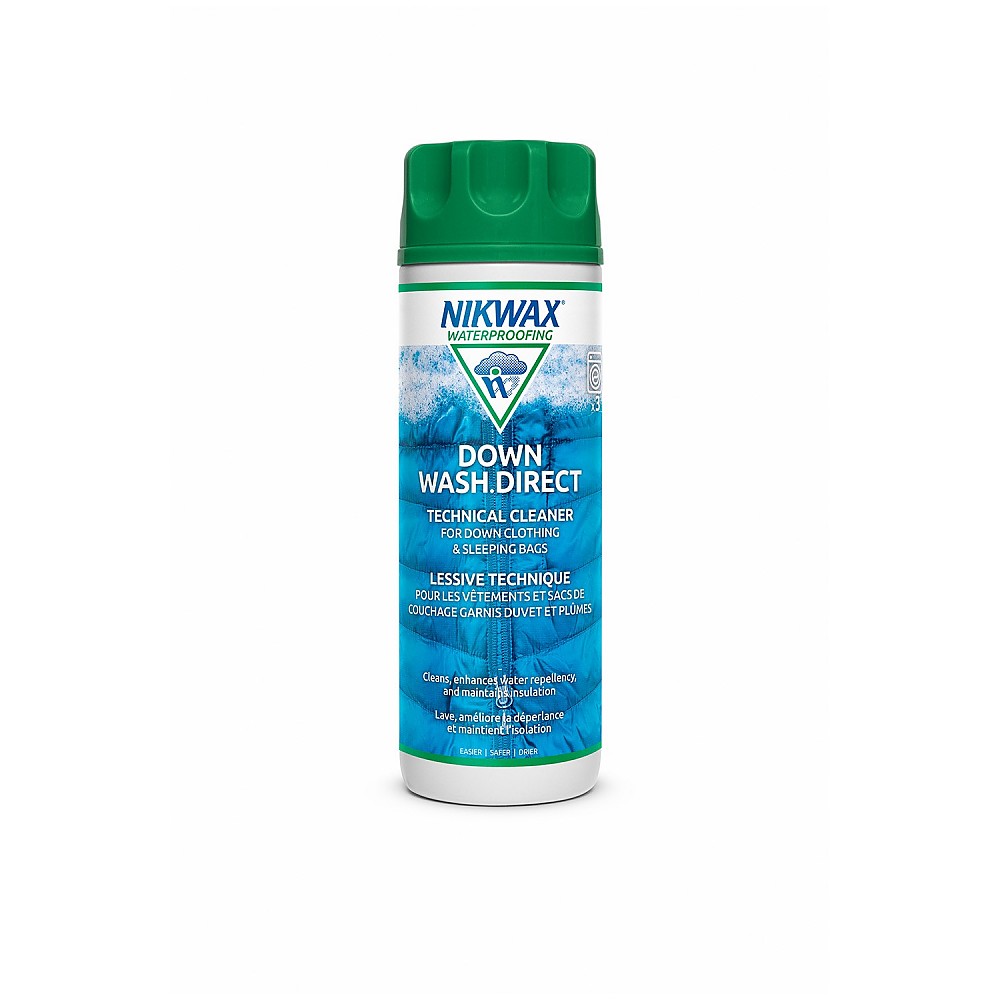 photo: Nikwax Down Wash Direct down cleaner/treatment