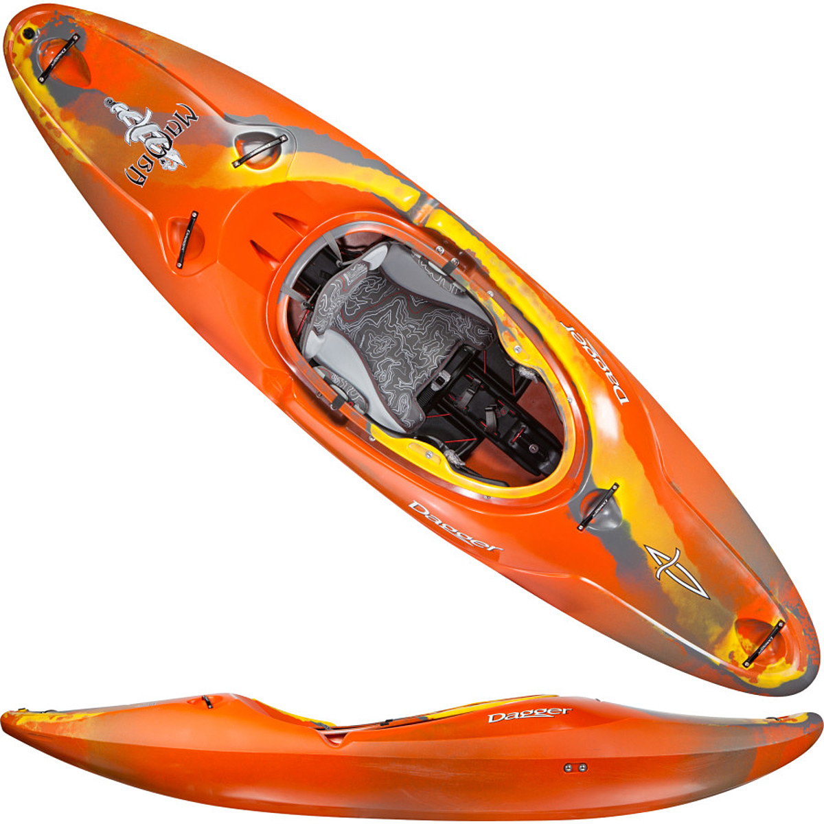 Dagger Mamba 7.6 Sit Inside Whitewater Kayak Creeker Kayak for Smaller Padd...