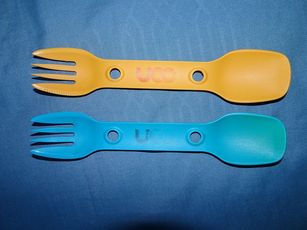 photo: UCO Utility Spork 2-Pack with Tether utensil