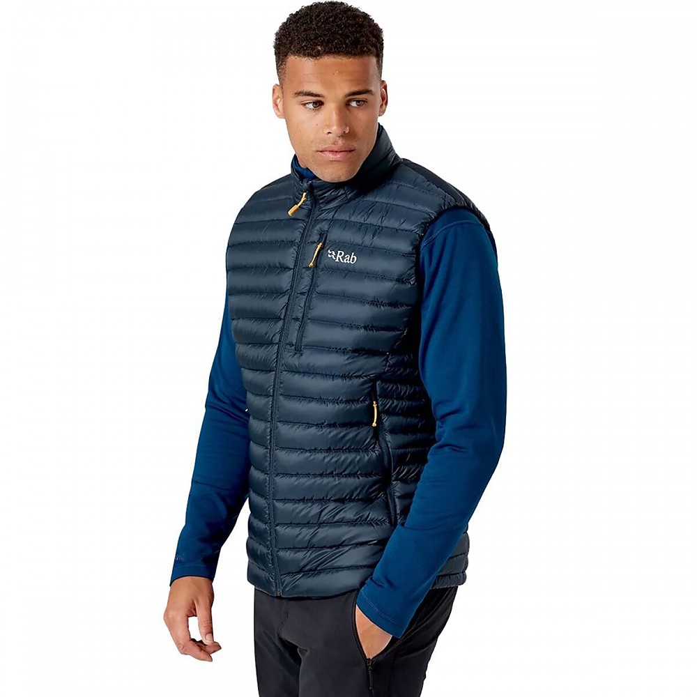 photo: Rab Men's Microlight Vest down insulated vest