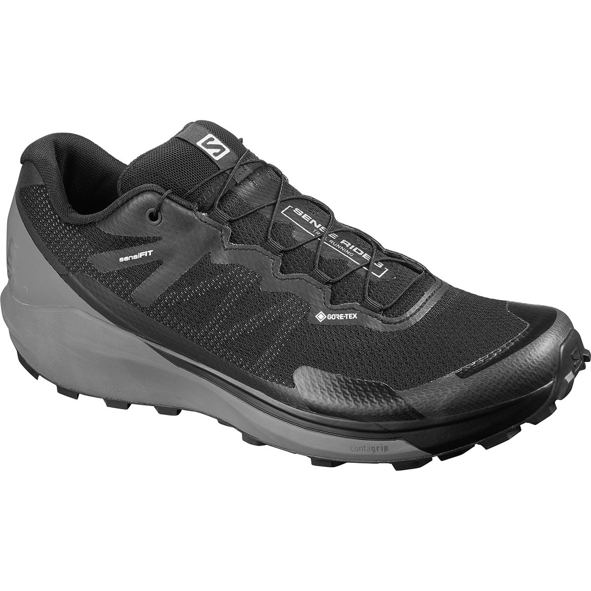photo: Salomon Men's Sense Ride GTX Invisible Fit trail running shoe