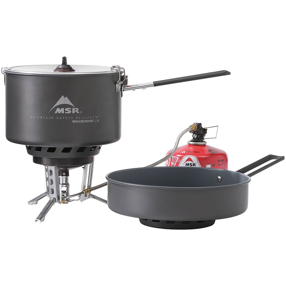 photo: MSR WindBurner Stove System Combo compressed fuel canister stove
