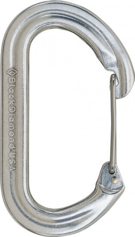 photo: Black Diamond Oval Wire Carabiner non-locking carabiner