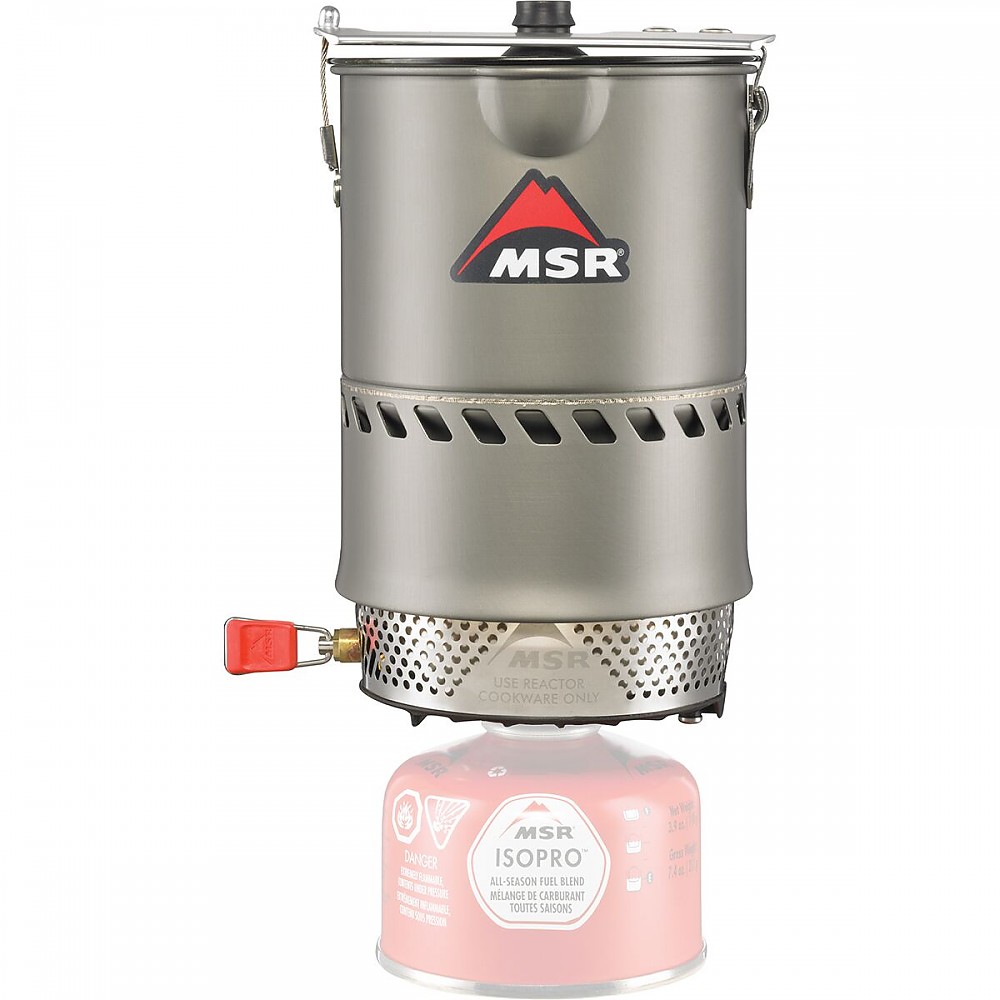 photo: MSR Reactor Stove System compressed fuel canister stove
