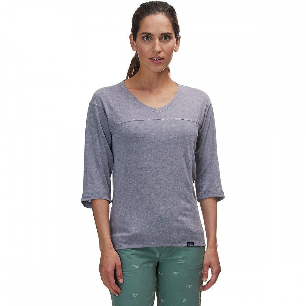 photo: Patagonia Women's Nine Trails Bike Jersey long sleeve performance top
