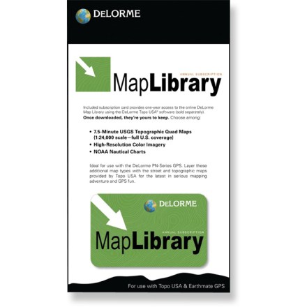 photo: DeLorme MapPack Annual Subscription map