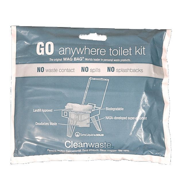 photo: Cleanwaste Go Anywhere Toilet Kit Wag Bag waste bag