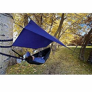 photo: Crazy Creek Crazy Crib with Tarp hammock