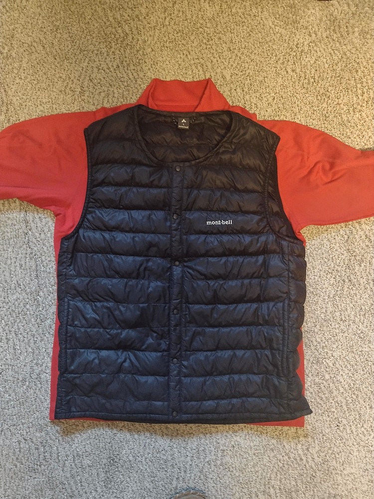 photo: MontBell Superior Down Round Neck Vest down insulated vest