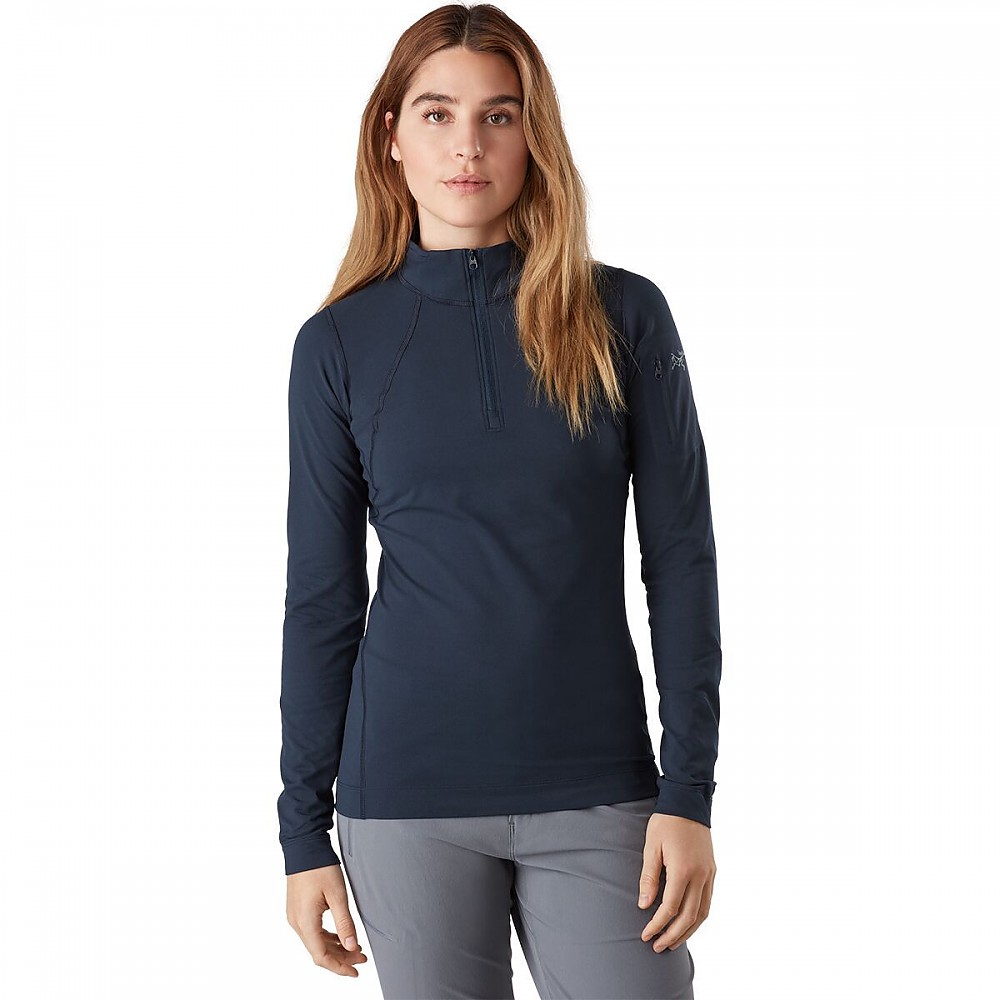 photo: Arc'teryx Women's Rho LT Zip Neck base layer top