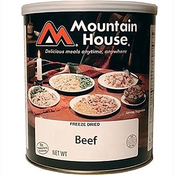 photo: Mountain House Diced Beef meat entrée