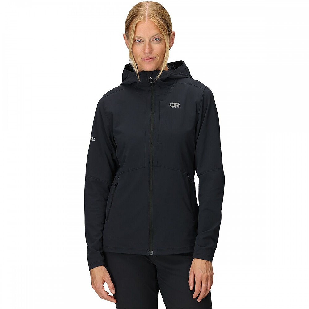 photo: Outdoor Research Women's Ferrosi Hoodie soft shell jacket