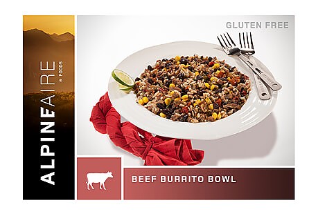 photo: AlpineAire Rice Burrito Bowl with Beef meat entrée