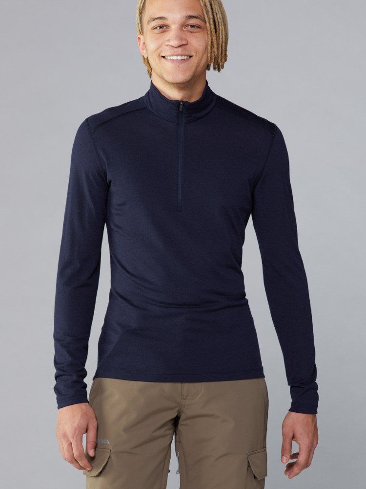 photo: Icebreaker Oasis Long Sleeve Half Zip base layer top