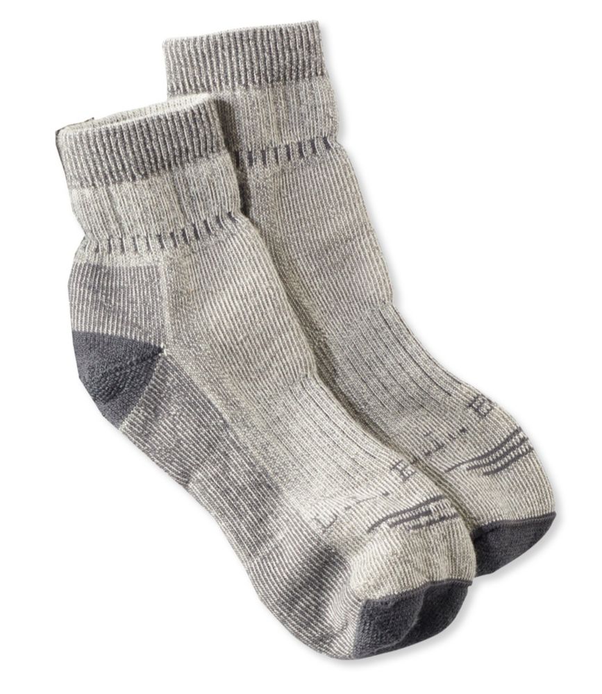 photo: L.L.Bean Men's Cresta Hiking Socks, Wool-Blend Midweight Quarter Crew hiking/backpacking sock