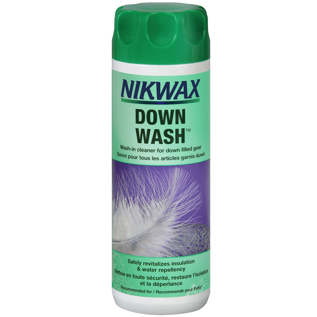 photo: Nikwax Down Wash down cleaner/treatment