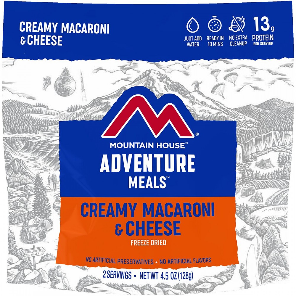 photo: Mountain House Macaroni & Cheese vegetarian entrée