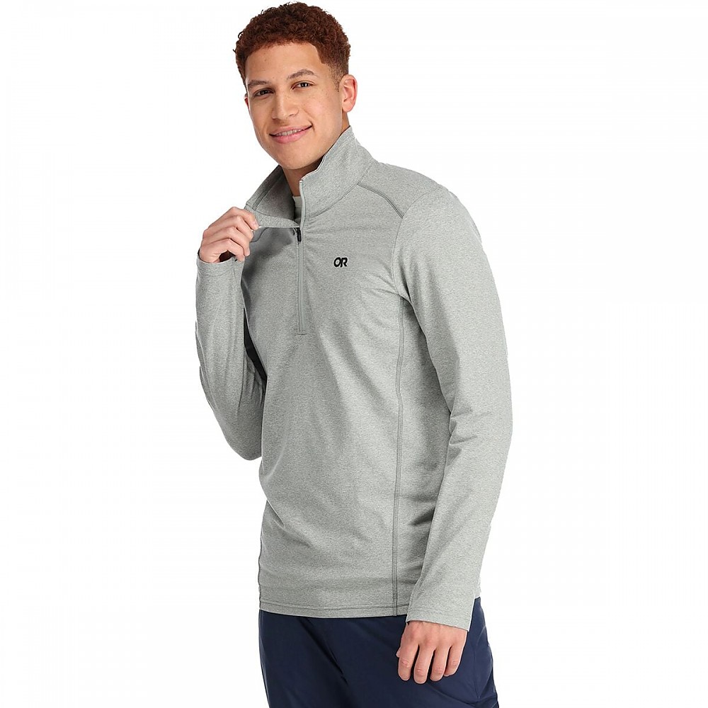 photo: Outdoor Research Baritone Quarter Zip long sleeve performance top