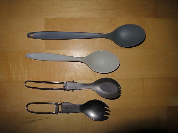 Optimus - Cuillère Fourchette pliable Titanium Folding Spork