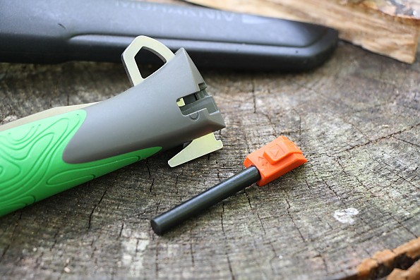 Opinel No 12 Explore Green W. Whistle&Fire Starter Green