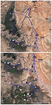 Bike-route-Flagstaff-to-thr-rims-of-the-