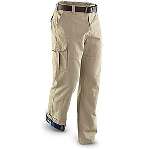 photo:   Sportsman's Guide Flannel Lined Cargo Pants hiking pant