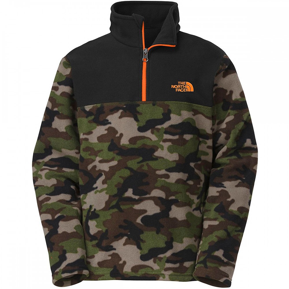 photo: The North Face Kids' Glacier 1/4 Zip fleece top