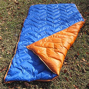 photo: Loco Libre Gear Ghost Pepper 40° top quilt