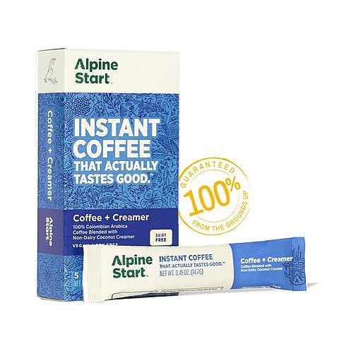 photo: Alpine Start Dairy-Free Coffee + Creamer Instant Latte coffee
