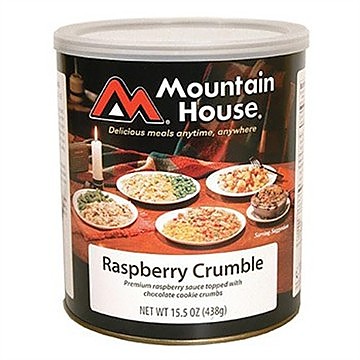 photo: Mountain House Raspberry Crumble dessert