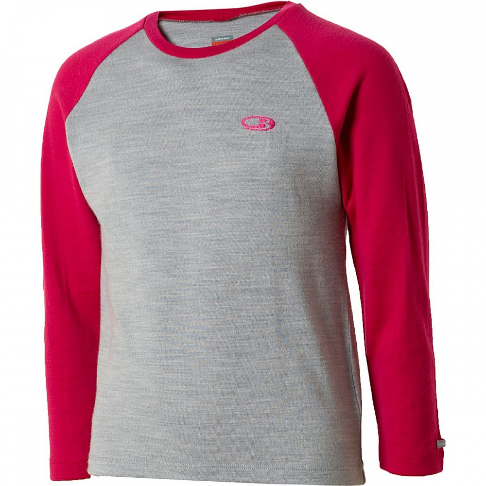 photo: Icebreaker Girls' 260 Midweight LS Crewe base layer top